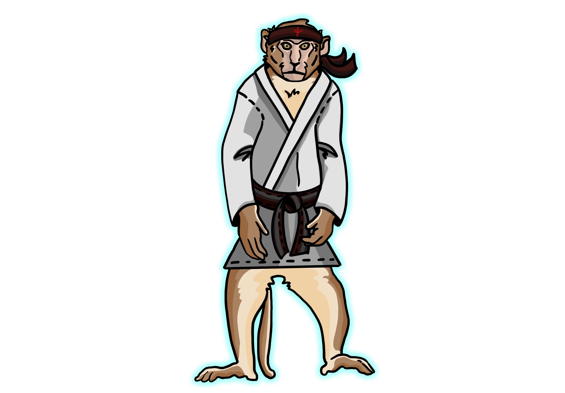Master Monkey Illustration